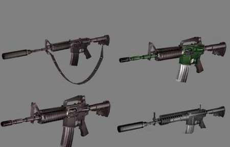 Пакет моделей m4a1 для CS 1.6