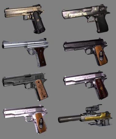 Пакет моделей Desert Eagle